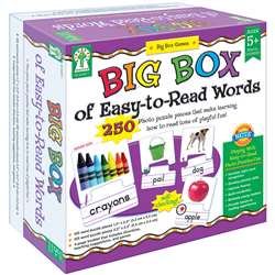 Big Box Of Easy To Read Words Game Age 5+ By Carson Dellosa