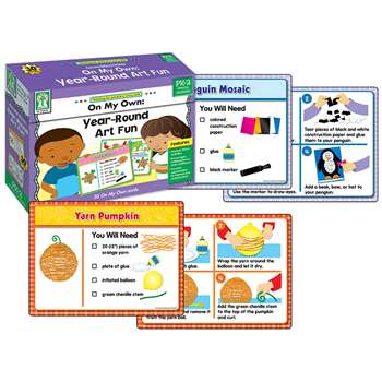 Shop On My Own Gr Pk-2 Year Round Art Fun Centersolutions - Ke-840025 By Carson Dellosa