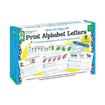 Write On/Wipe Off Print Alphabet Letters By Carson Dellosa