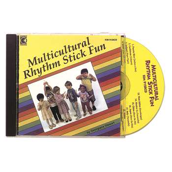 Multicultural Rhythm Stick Fun Cd Ages 3-7 By Kimbo Educational