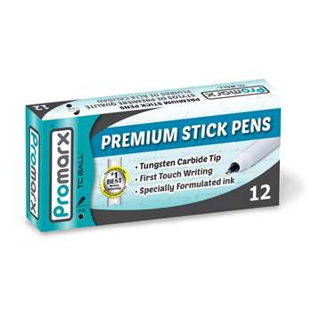 Promarx Tc Pens 10Mm M Pt Blk Dz Ball, KITBP42KR1C1248