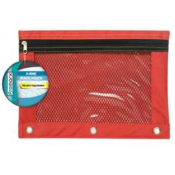 3 Ring Pencil Pouch W Mesh 10X75, KITPP20P4510224