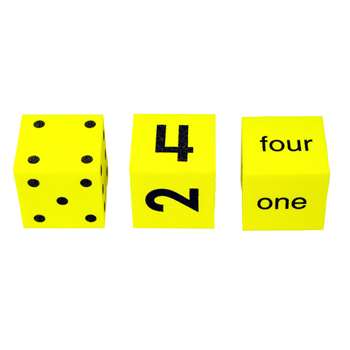 Spot Word Number Dice Set Of 3 By Koplow Games