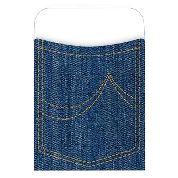 Pick-A-Pocket Library Pockets Denim By Barker Creek Lasting Lessons