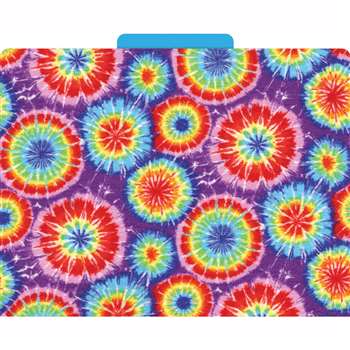 Functional File Folders Tie-Dye By Barker Creek Lasting Lessons