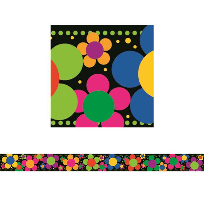 Neon Flower Power Border By Barker Creek Lasting Lessons