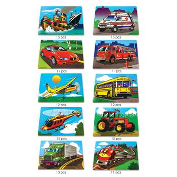 Puzzle Set Favorite Vehicles By Melissa & Doug