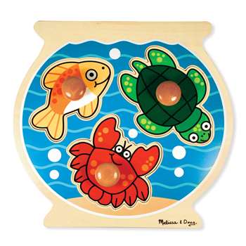 Fish Bowl Jumbo Knob Puzzle By Melissa & Doug