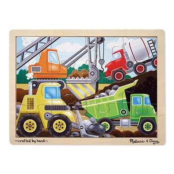 Wooden Jigsaw Puzzles Construction By Melissa & Doug