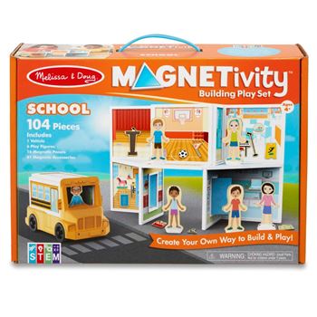 Building Play Set School Magnetivity Magnetic, LCI30657