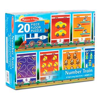 Number Train Floor Puzzle 20 Pc, LCI31000