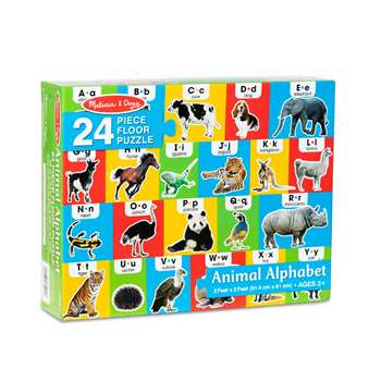 Animal Alphabet Floor Puzzle 24 Pc, LCI31001
