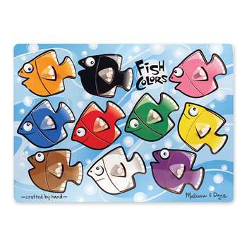 Fish Colors Mix N Match Peg Puzzle By Melissa & Doug