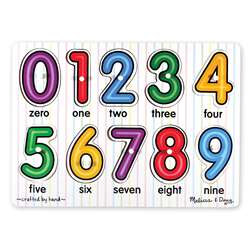 See-Inside Numbers Peg Puzzle By Melissa & Doug