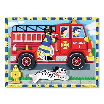 Fire Truck Chunky Puzzle By Melissa & Doug