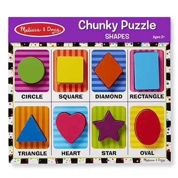 Shapes Chunky Puzzle By Melissa & Doug