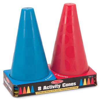 8 Activity Cones By Melissa & Doug