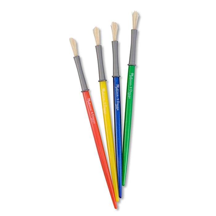 Fine Paint Brushes Set Of 4 By Melissa & Doug