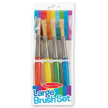 Large Paint Brushes Set Of 4 By Melissa & Doug