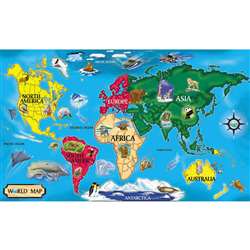 Floor Puzzle World Map By Melissa & Doug