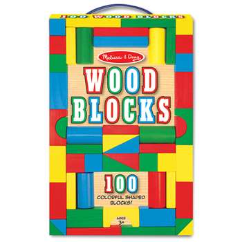 Painted Unit Block Sets 100-Pc Set Set By Melissa & Doug