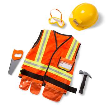 Role Play Construction Worker Costume Set By Melissa & Doug