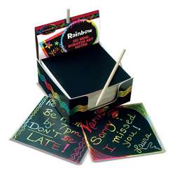 Box Of Rainbow Mini Notes 125 Cards By Melissa & Doug
