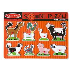 Farm Animals Sound Puzzle By Melissa & Doug