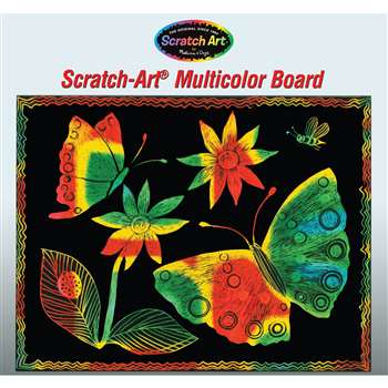 Scratch-Art Board 30 Sht Multi Color Soft-Scratch , LCI8051