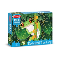 60 Pc Red-Eyed Tree Frog Cardboard Jigsaw, LCI8930