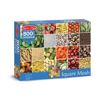 500 Pc Square Meals Cardboard Jigsaw, LCI9035