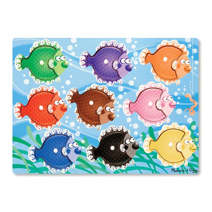 Colorful Fish Peg Puzzle, LCI9058