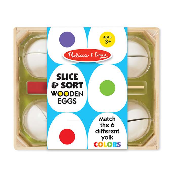 Slice & Sort Wooden Eggs, LCI9301
