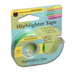 Removable Highlighter Tape Green By Lee Products