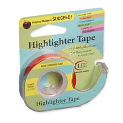 Removable Highlighter Tape Orange By Lee Products