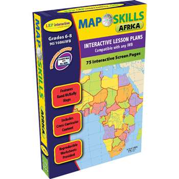 Map Skills Africa Interactive White Board Software By Milliken Lorenz Educational Press