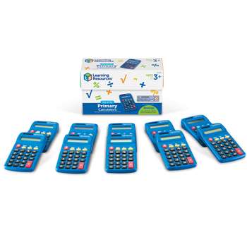 Primary Calculator Set Of 10 By Learning Resources