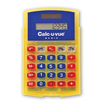 Basic Student Calc-U-Vue 3-1/4W X 4-5/8H By Learning Resources