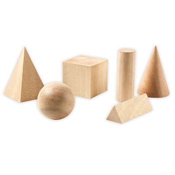 Basic Geometric Solids Set Of 6 By Learning Resources