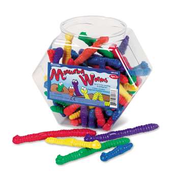 Wiggley Jiggley Worm Counters 72 Pieces By Learning Resources