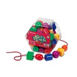 Plastic Lacing Beads By Learning Resources