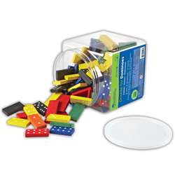 Dominoes Double-Six Color Bucket 6 Sets 168 Total By Learning Resources
