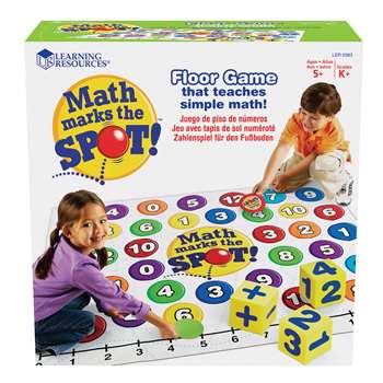 Math Marks The Spot A Math Activity Mat By Learning Resources