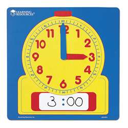 Write-On/Wipe-Off Demonstration 12 Square Clock By Learning Resources