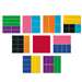 Delx Rainbow Fraction Squares 51/Pk - LER0619