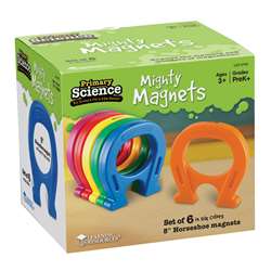 Horseshoe-Shaped Magnets Set Of 6 By Learning Resources