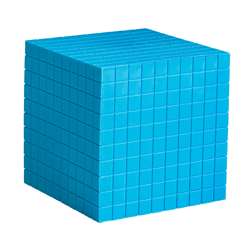 Base Ten Cube Plastic Bl 10X10X10Cm By Learning Resources