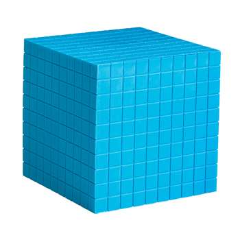 Base Ten Cube Plastic Bl 10X10X10Cm By Learning Resources