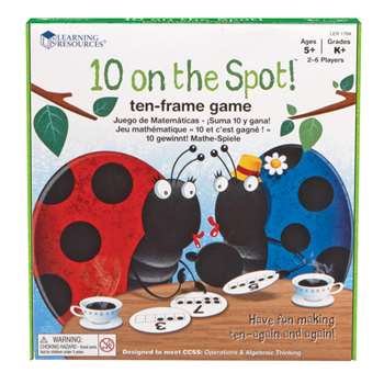 Shop 10 On The Spot Ten Frame Game - Ler1764 By Learning Resources