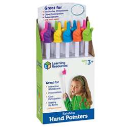 Rainbow Hand Pointers Set Of 10 Pop Display By Learning Resources